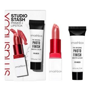SMASHBOX STUDIO STASH PRIMER + LIPSTICK SET - BNIB